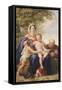 The Holy Family with St John the Baptist-Pelagio Palagi-Framed Stretched Canvas