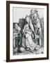 The Holy Family with St John, the Magdalene and Nicodemus, 1512-Albrecht Dürer-Framed Giclee Print