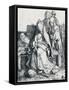 The Holy Family with St John, the Magdalene and Nicodemus, 1512-Albrecht Dürer-Framed Stretched Canvas