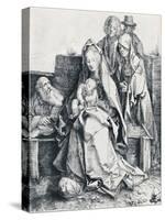 The Holy Family with St John, the Magdalene and Nicodemus, 1512-Albrecht Dürer-Stretched Canvas