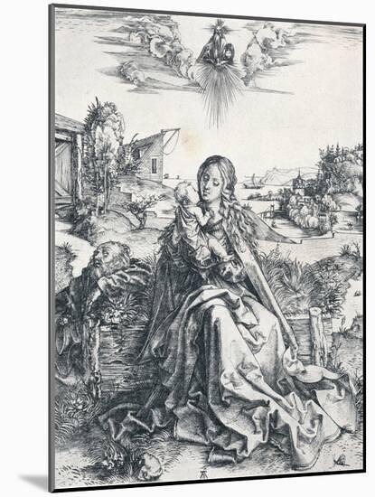 The Holy Family with the Dragonfly, 1495-Albrecht Dürer-Mounted Giclee Print