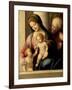 The Holy Family with the Infant Saint John the Baptist, c.1515-Correggio-Framed Giclee Print