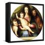 The Holy Family with the Infant Saint John the Baptist-Domenico Beccafumi-Framed Stretched Canvas