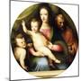 The Holy Family with the Infant Saint John the Baptist-Domenico Beccafumi-Mounted Giclee Print