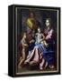 The Holy Family with the Infant St. John, 1660-Nicolas Poussin-Framed Stretched Canvas