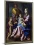 The Holy Family with the Infant St. John, 1660-Nicolas Poussin-Mounted Giclee Print