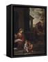 The Holy Family with the Infant St. John the Baptist, 1660-70-Bartolome Esteban Murillo-Framed Stretched Canvas