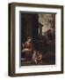 The Holy Family with the Infant St. John the Baptist, 1660-70-Bartolome Esteban Murillo-Framed Premium Giclee Print