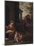 The Holy Family with the Infant St. John the Baptist, 1660-70-Bartolome Esteban Murillo-Mounted Premium Giclee Print