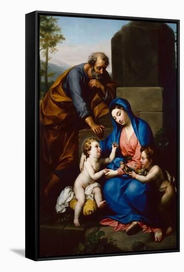 The Holy Family with the Infant St John the Baptist, 1763-Anton Raphael Mengs-Framed Stretched Canvas