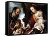 The Holy Family with the Infant St. John the Baptist-Camille Pissarro-Framed Stretched Canvas