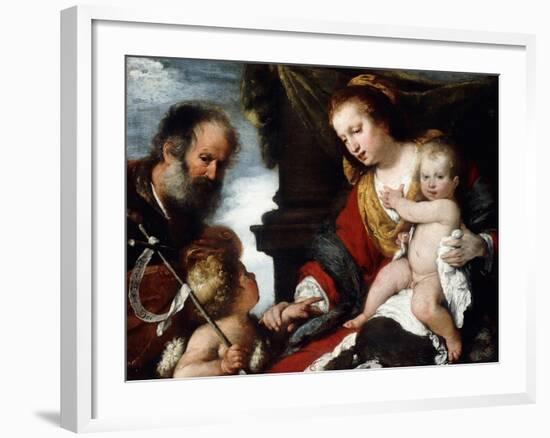 The Holy Family with the Infant St. John the Baptist-Camille Pissarro-Framed Giclee Print