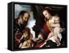 The Holy Family with the Infant St. John the Baptist-Camille Pissarro-Framed Stretched Canvas