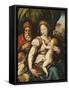 The Holy Family with the Infant St John-Italian School-Framed Stretched Canvas
