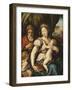 The Holy Family with the Infant St John-Italian School-Framed Giclee Print