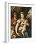 The Holy Family with the Infant St John-Italian School-Framed Giclee Print