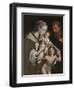 The Holy Family with the Infant St John-Cornelis van Cleve-Framed Giclee Print