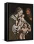 The Holy Family with the Infant St John-Cornelis van Cleve-Framed Stretched Canvas