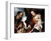 The Holy Family with the Infant St-Bernardo Strozzi-Framed Giclee Print