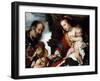 The Holy Family with the Infant St-Bernardo Strozzi-Framed Giclee Print