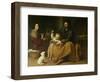 The Holy Family with the Little Bird, circa 1650-Bartolome Esteban Murillo-Framed Premium Giclee Print