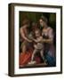 The Holy Family with the Young Saint John the Baptist, 1528-9-Andrea del Sarto-Framed Giclee Print