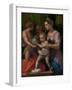 The Holy Family with the Young Saint John the Baptist, 1528-9-Andrea del Sarto-Framed Giclee Print