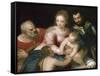 The Holy Family with the Young St John the Baptist and St George, Early 1550S-Veronese-Framed Stretched Canvas