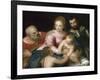 The Holy Family with the Young St John the Baptist and St George, Early 1550S-Veronese-Framed Giclee Print