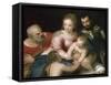 The Holy Family with the Young St John the Baptist and St George, Early 1550S-Veronese-Framed Stretched Canvas