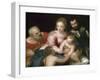 The Holy Family with the Young St John the Baptist and St George, Early 1550S-Veronese-Framed Giclee Print