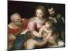 The Holy Family with the Young St John the Baptist and St George, Early 1550S-Veronese-Mounted Giclee Print