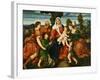 The Holy Family with Tobias and the Angel, Saint Dorothy-Bonifacio Veronese-Framed Giclee Print