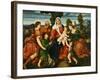 The Holy Family with Tobias and the Angel, Saint Dorothy-Bonifacio Veronese-Framed Giclee Print