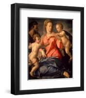 The Holy Family-Agnolo Bronzino-Framed Art Print