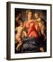 The Holy Family-Agnolo Bronzino-Framed Art Print