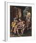 The Holy Family-Giulio Romano-Framed Art Print