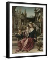 The Holy Family-Jan Gossaert-Framed Art Print