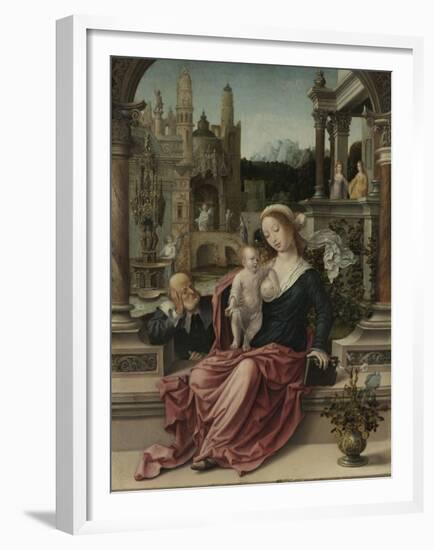 The Holy Family-Jan Gossaert-Framed Art Print