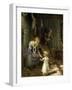 The Holy Family-Fritz von Uhde-Framed Giclee Print