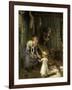 The Holy Family-Fritz von Uhde-Framed Giclee Print