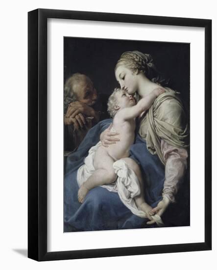 The Holy Family-Girolamo Di Giovanni Da Camerino-Framed Giclee Print