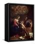 The Holy Family-Benedetto The Younger Gennari-Framed Stretched Canvas