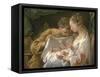The Holy Family-Noel Halle-Framed Stretched Canvas