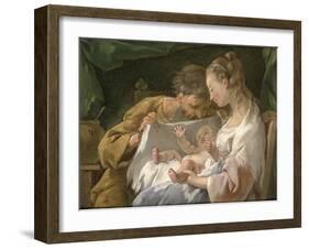 The Holy Family-Noel Halle-Framed Giclee Print