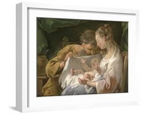 The Holy Family-Noel Halle-Framed Giclee Print