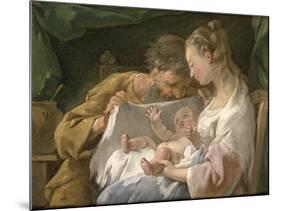 The Holy Family-Noel Halle-Mounted Giclee Print