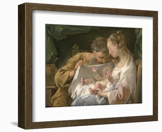 The Holy Family-Noel Halle-Framed Giclee Print