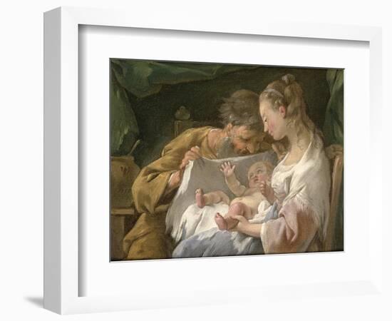 The Holy Family-Noel Halle-Framed Giclee Print