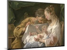 The Holy Family-Noel Halle-Mounted Giclee Print